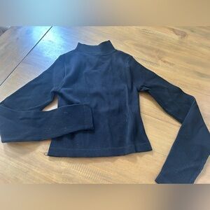 NWOT By Together Black Ribbed Turtleneck Sweater